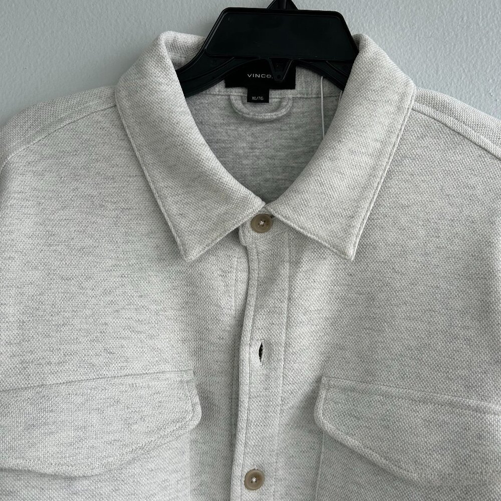 VINCE Button Shirt Jacket